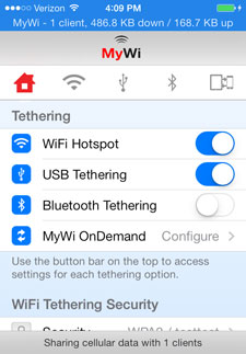 free ipad wifi tethering