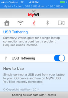 Tethering Ipad To Iphone For Internet Connection
